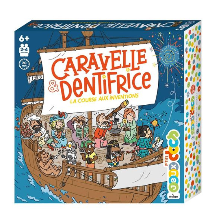 CARAVELLE ET DENTIFRICE - LA COURSE AUX INVENTIONS ! - MICHEL LANGLOIS - NC