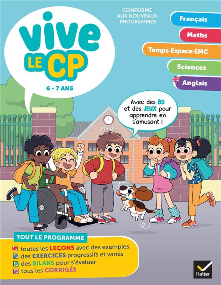 VIVE LE CP  -  TOUT LE PROGRAMME - ESTEVE/DOMERGUE - HATIER SCOLAIRE