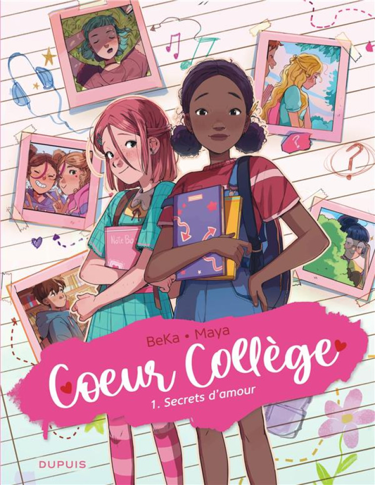 COEUR COLLEGE TOME 1 : SECRETS D'AMOUR - BEKA/MAYA - DUPUIS