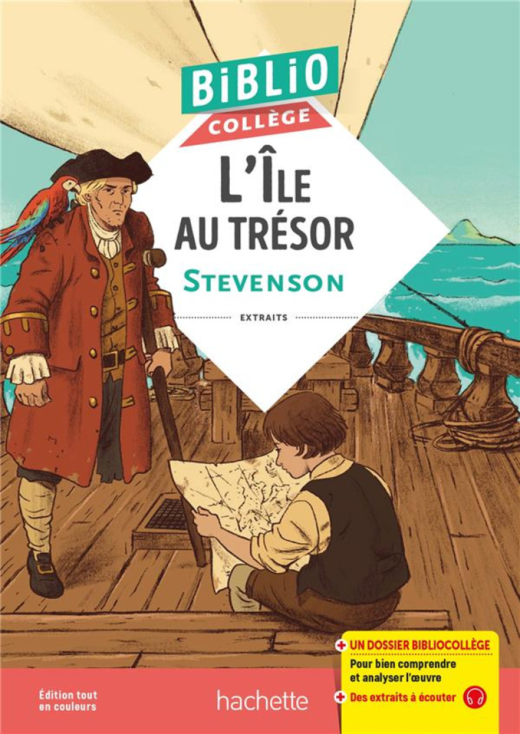 BIBLIOCOLLEGE - L'ILE AU TRESOR, STEVENSON - STEVENSON/DUPHOT - HACHETTE