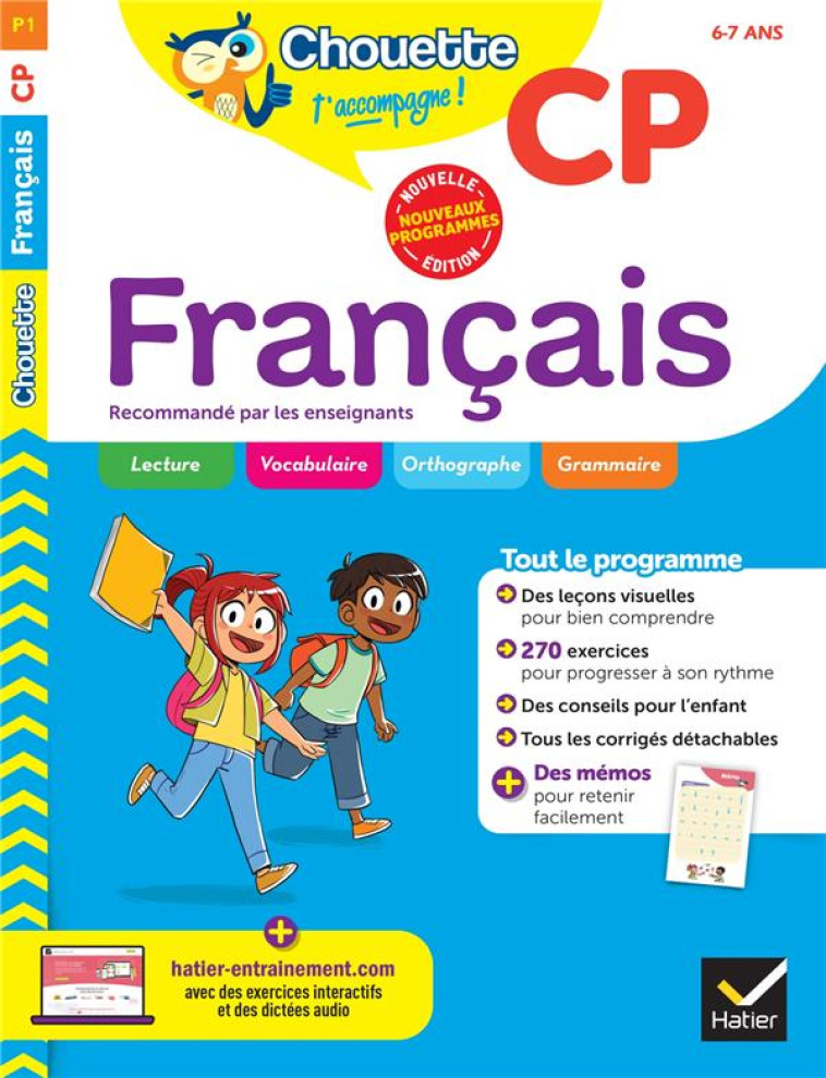 CHOUETTE - FRANCAIS CP - CAHIER D'ENTRAINEMENT RECOMMANDE PAR LES ENSEIGNANTS - ESTEVE DOMINIQUE - HATIER SCOLAIRE