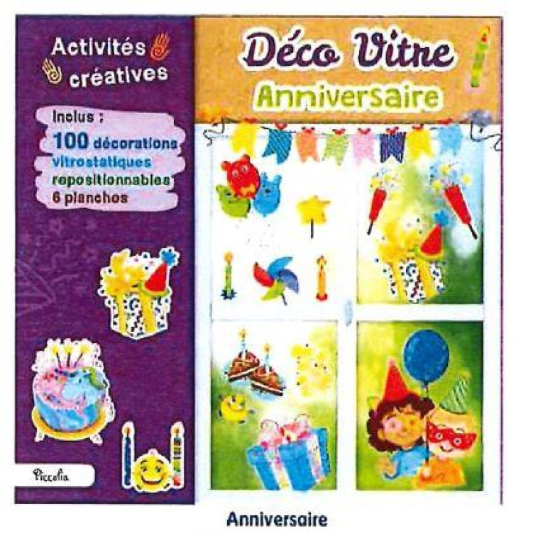 ANNIVERSAIRE - DECO VITRE - STAIANO ELENA - NC