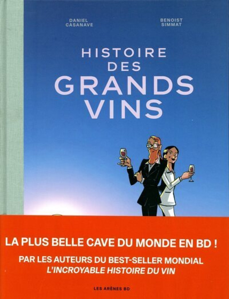 HISTOIRE DES GRANDS VINS - SIMMAT BENOIST - LES ARENES BD