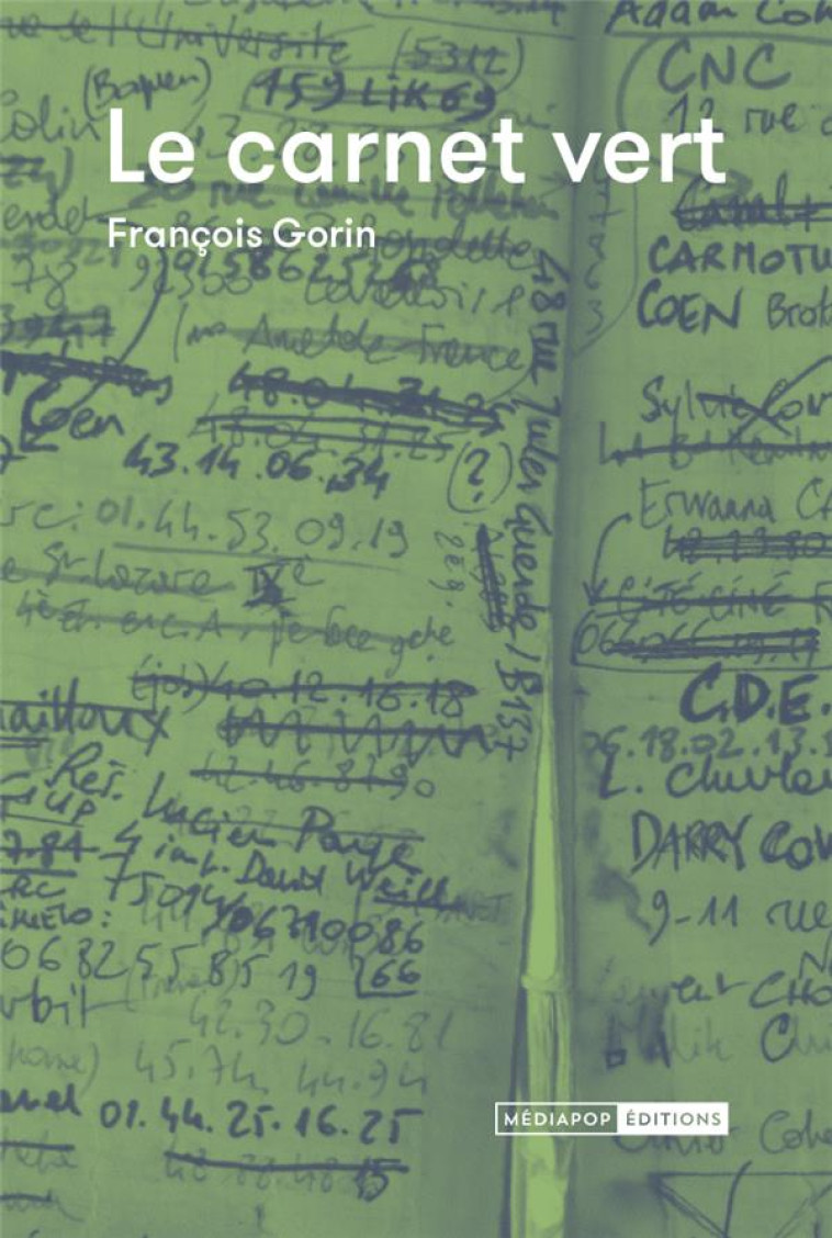 LE CARNET VERT - GORIN FRANCOIS - BOOKS ON DEMAND