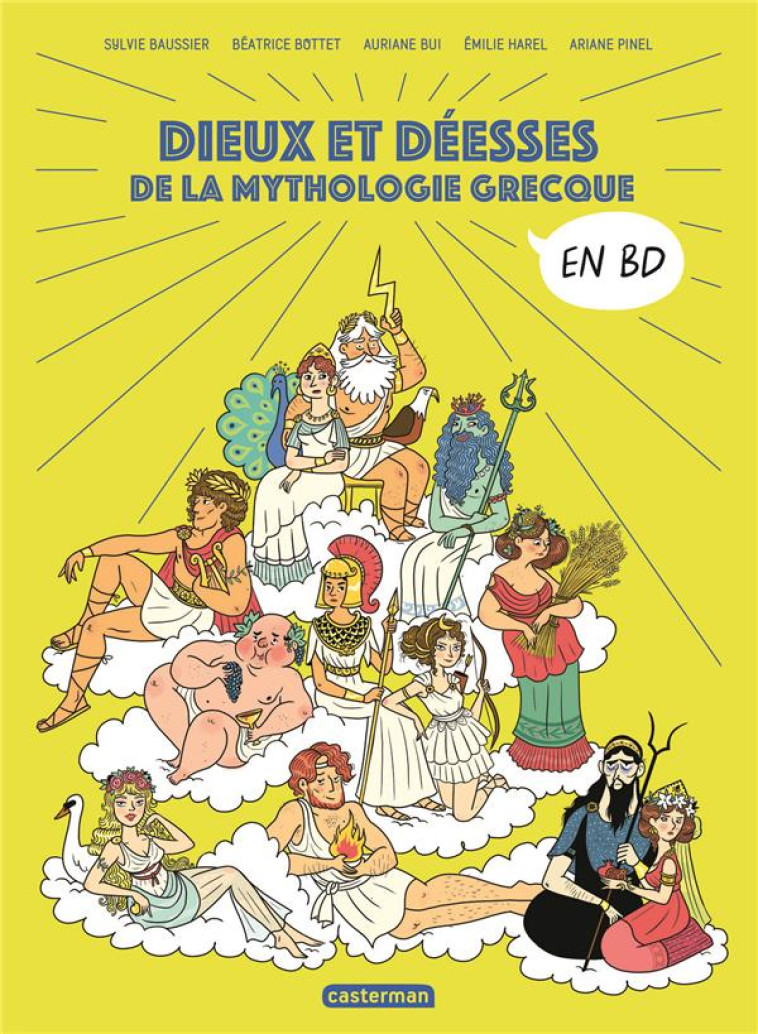 DIEUX ET DEESSES DE LA MYTHOLOGIE GRECQUE EN BD - BOTTET/BAUSSIER/BUI - CASTERMAN