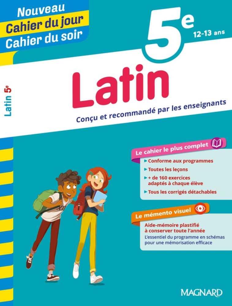 CAHIER DU JOUR / CAHIER DU SOIR  : LATIN  -  5E - LAMBERT/BEGUIN - MAGNARD