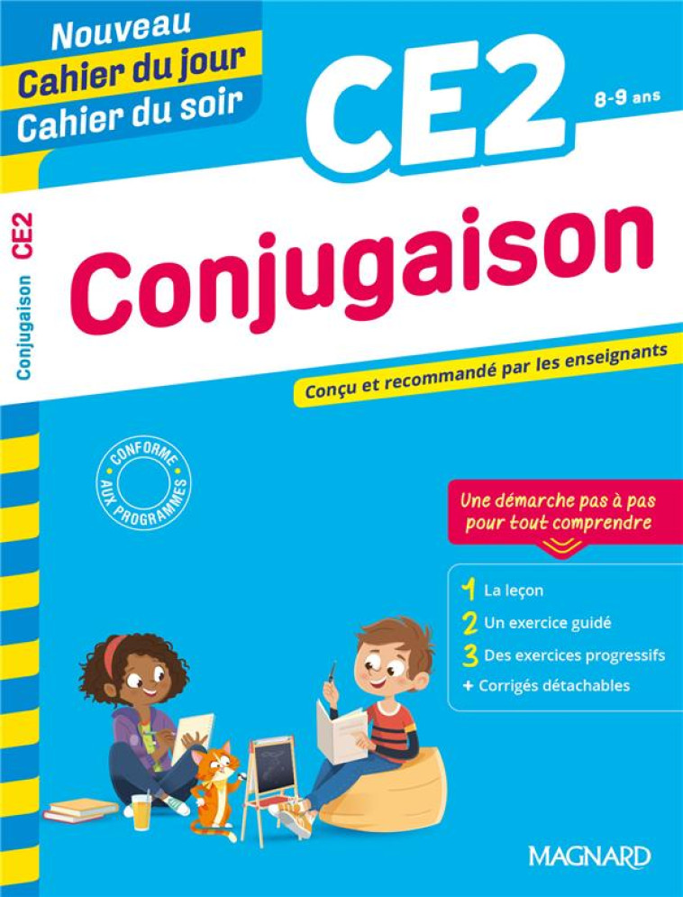 NOUVEAU CAHIER DU JOUR / CAHIER DU SOIR : CONJUGAISON  -  CE2 - SEMENADISSE BERNARD - MAGNARD