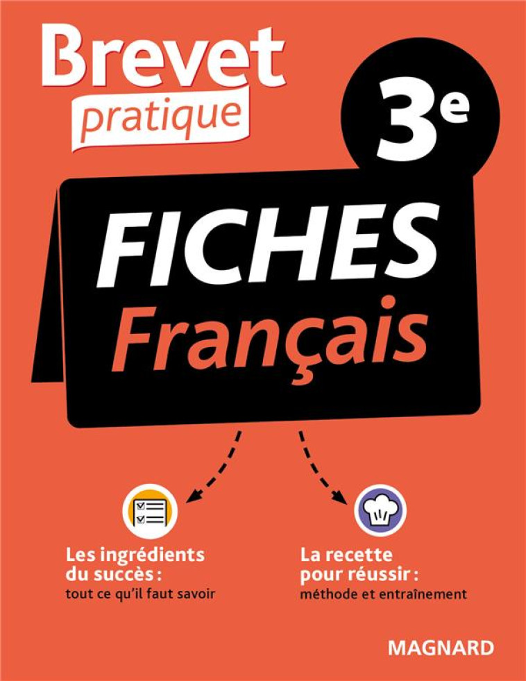 BREVET PRATIQUE : FICHES FRANCAIS  -  3E - COLY SYLVIE - MAGNARD