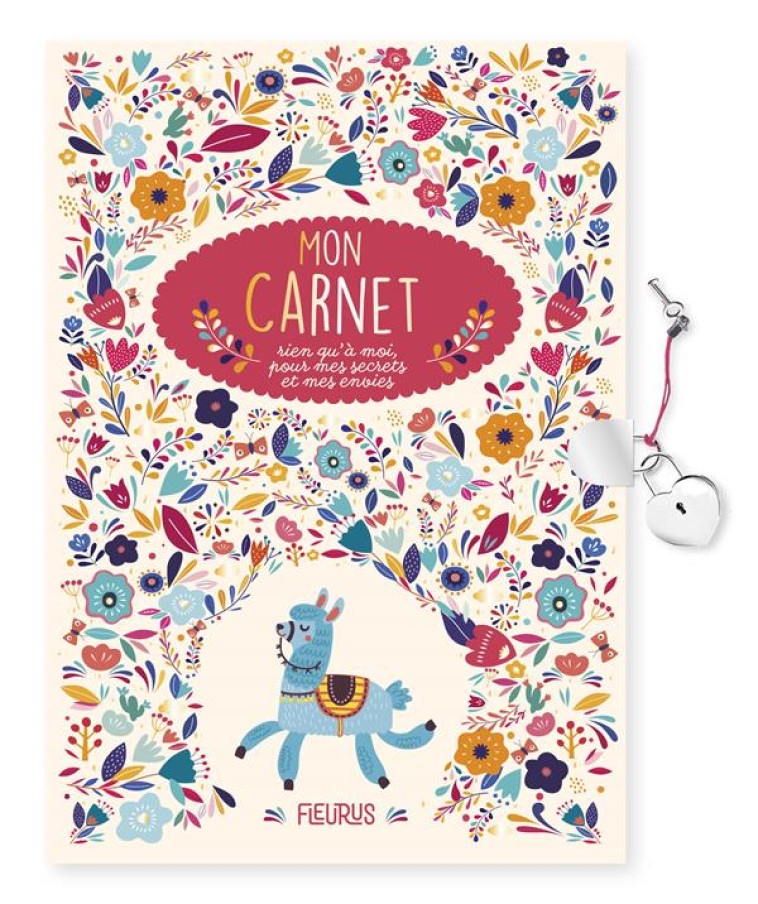 MON CARNET SECRET  -  MON CARNET RIEN QU'A MOI, POUR MES SECRETS ET MES ENVIES (EDITION 2020) - FLEURUS EDITIONS - NC