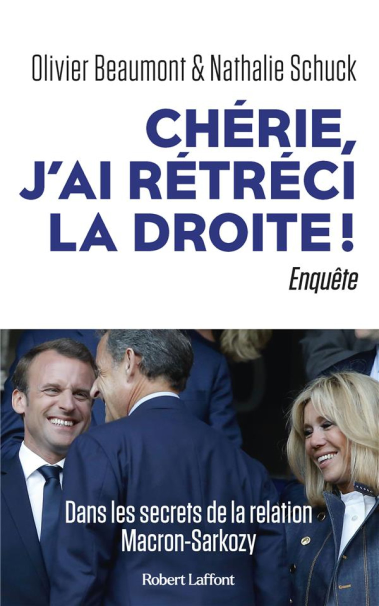 CHERIE, J'AI RETRECI LA DROITE ! ENQUETE - BEAUMONT/SCHUCK - ROBERT LAFFONT