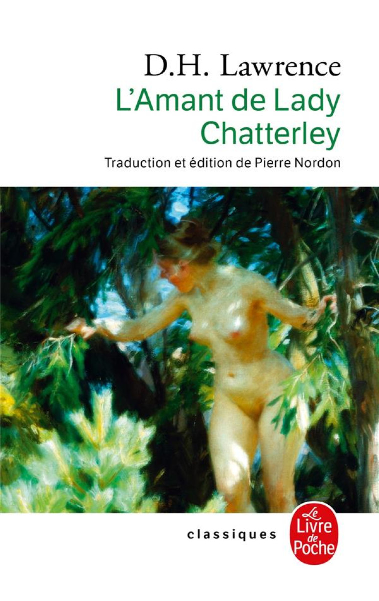 L'AMANT DE LADY CHATTERLEY - LAWRENCE D H. - LGF/Livre de Poche