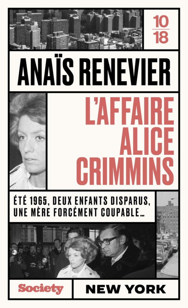 L'AFFAIRE ALICE CRIMMINS - RENEVIER ANAIS - 10 X 18