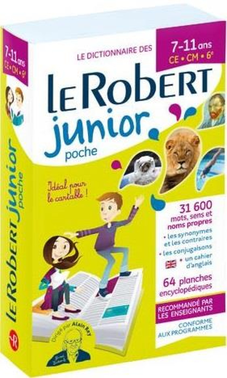 LE DICTIONNAIRE LE ROBERT JUNIOR  -  7/11 ANS  -  CE, CM, 6E (EDITION 2019) - COLLECTIF - LE ROBERT