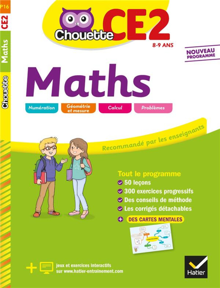 CHOUETTE ENTRAINEMENT : MATHS  -  CE2 - DOMERGUE/DOMINGIE - HATIER SCOLAIRE