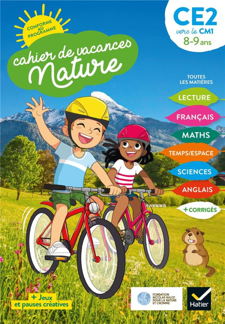 CAHIER DE VACANCES NATURE  -  DU CE2 VERS LE CM1 - VIDEAU/MOHN - HATIER SCOLAIRE