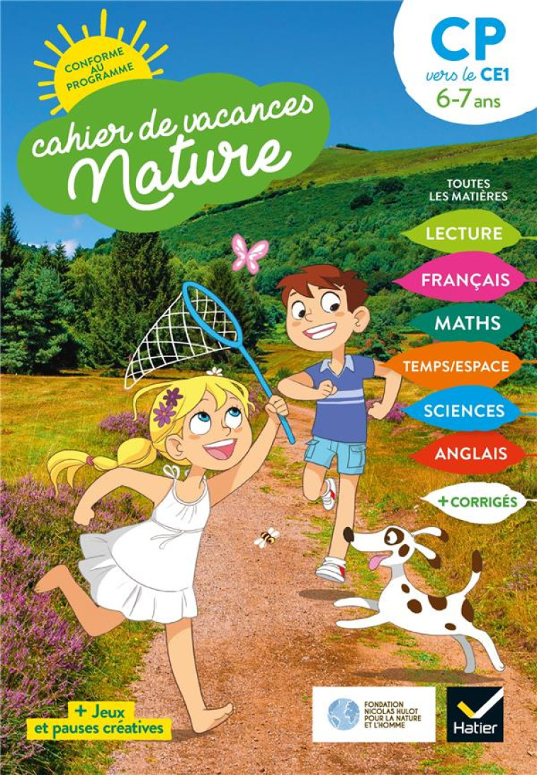 CAHIER DE VACANCES NATURE  -  DU CP AU CE1 (EDITION 2020) - VIDEAU/MOHN - HATIER SCOLAIRE