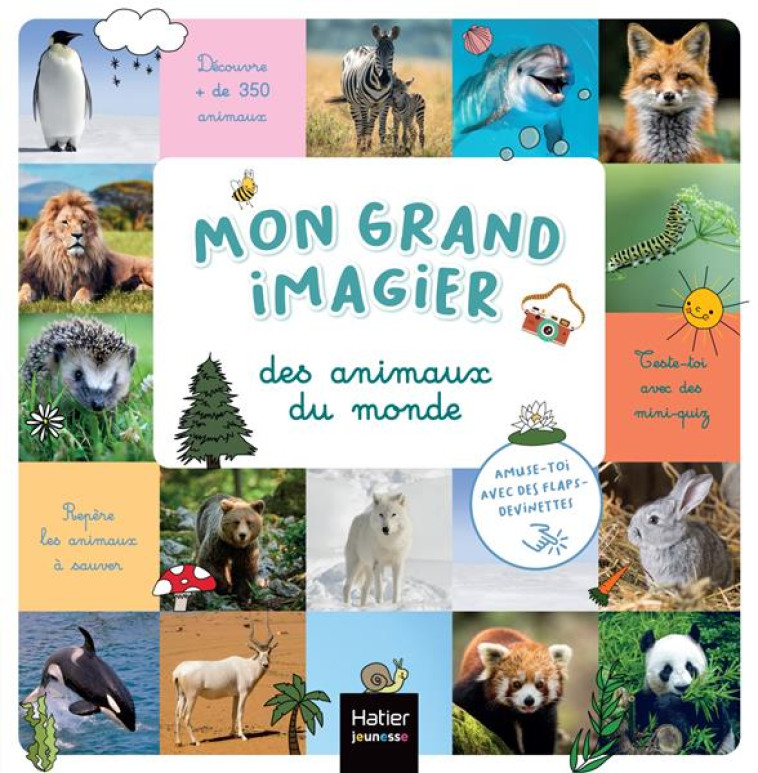 MON GRAND IMAGIER DES ANIMAUX DU MONDE - COLLECTIF - HATIER SCOLAIRE