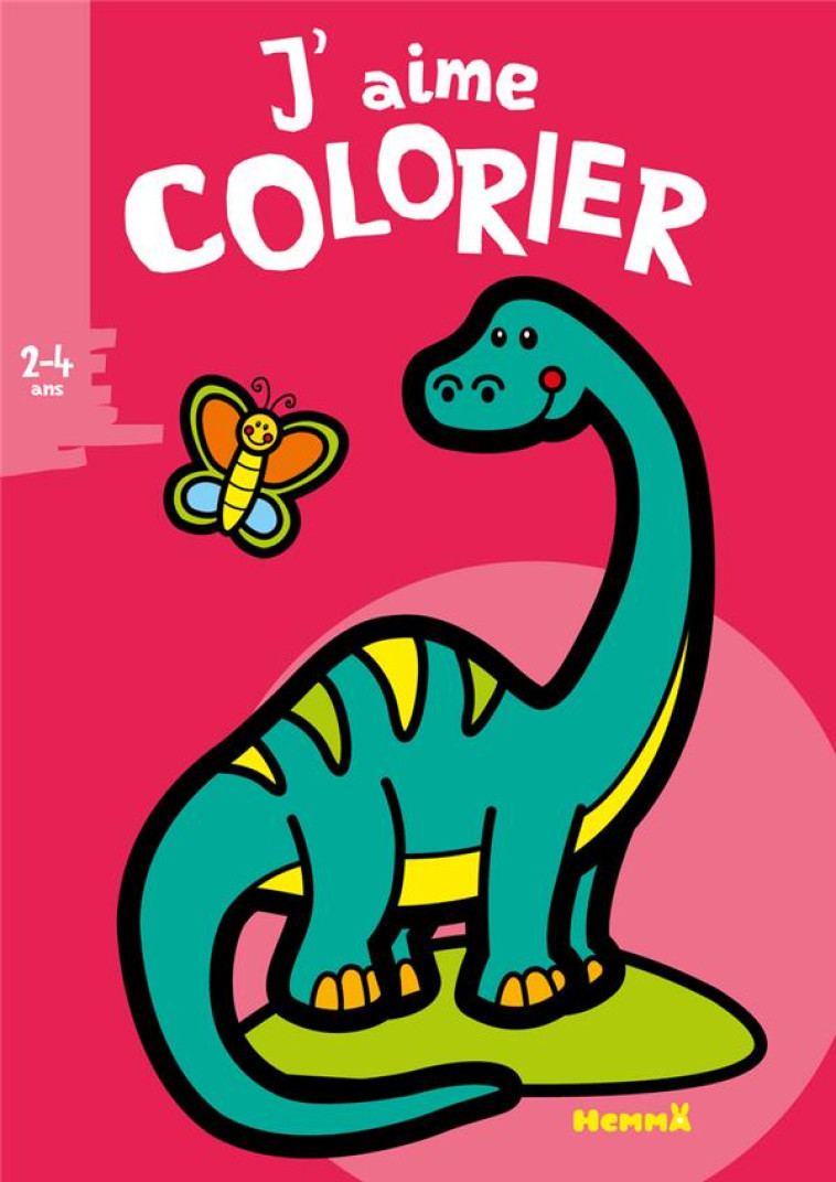 J'AIME COLORIER : DIPLODOCUS : 2/4 ANS - PERNOT VALERIE - HEMMA