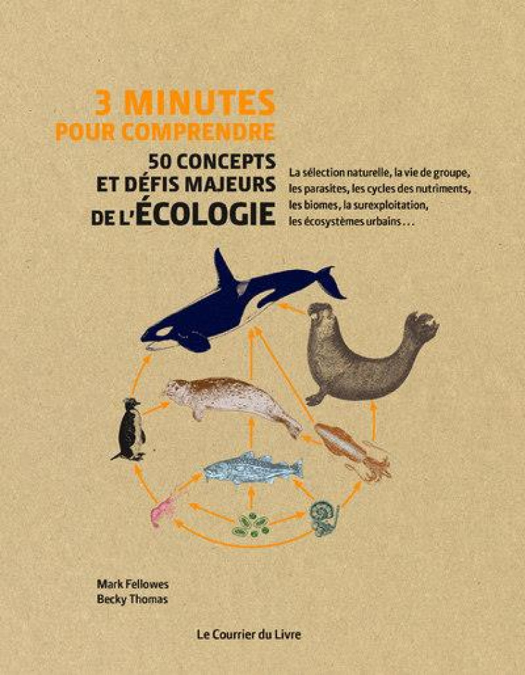 3 MINUTES POUR COMPRENDRE : 50 CONCEPTS ET DEFIS MAJEURS DE L'ECOLOGIE - FELLOWES/THOMAS - COURRIER LIVRE