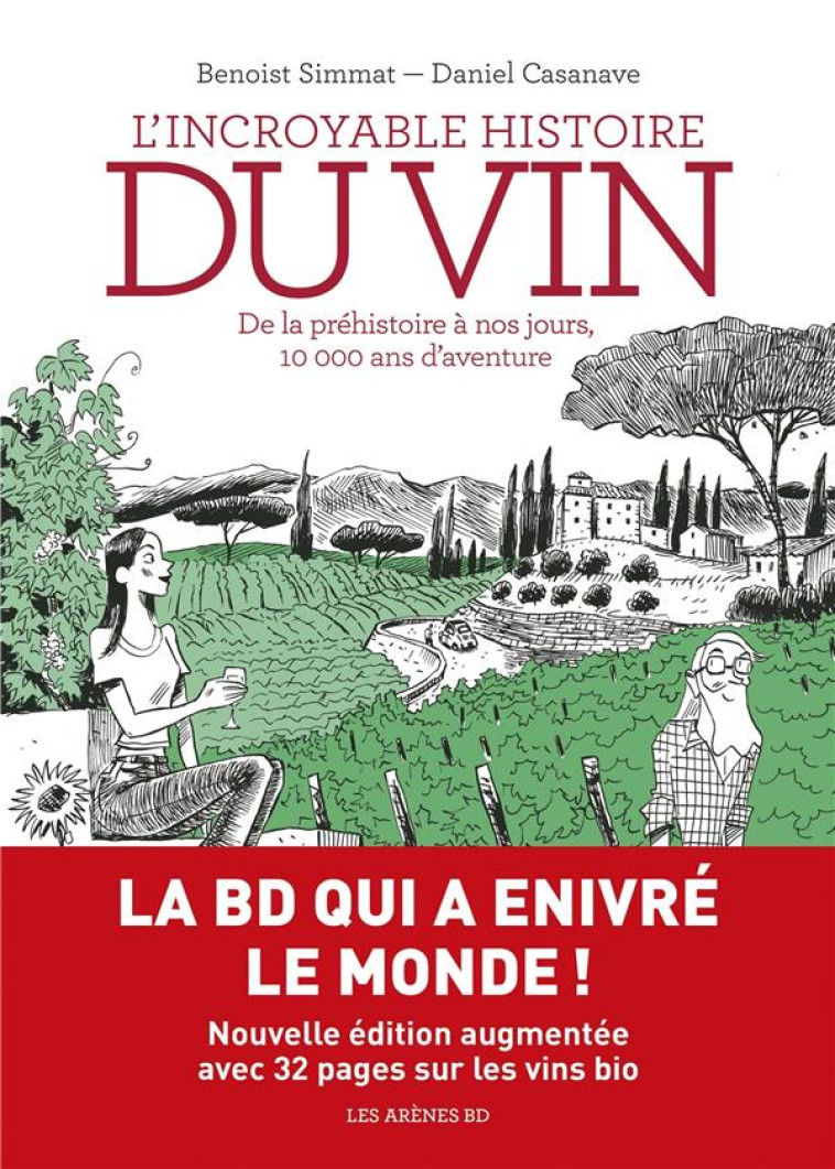 L'INCROYABLE HISTOIRE DU VIN : DE LA PREHISTOIRE A NOS JOURS, 10000 ANS D'AVENTURE (2E EDITION) - SIMMAT/CASANAVE - LATTES