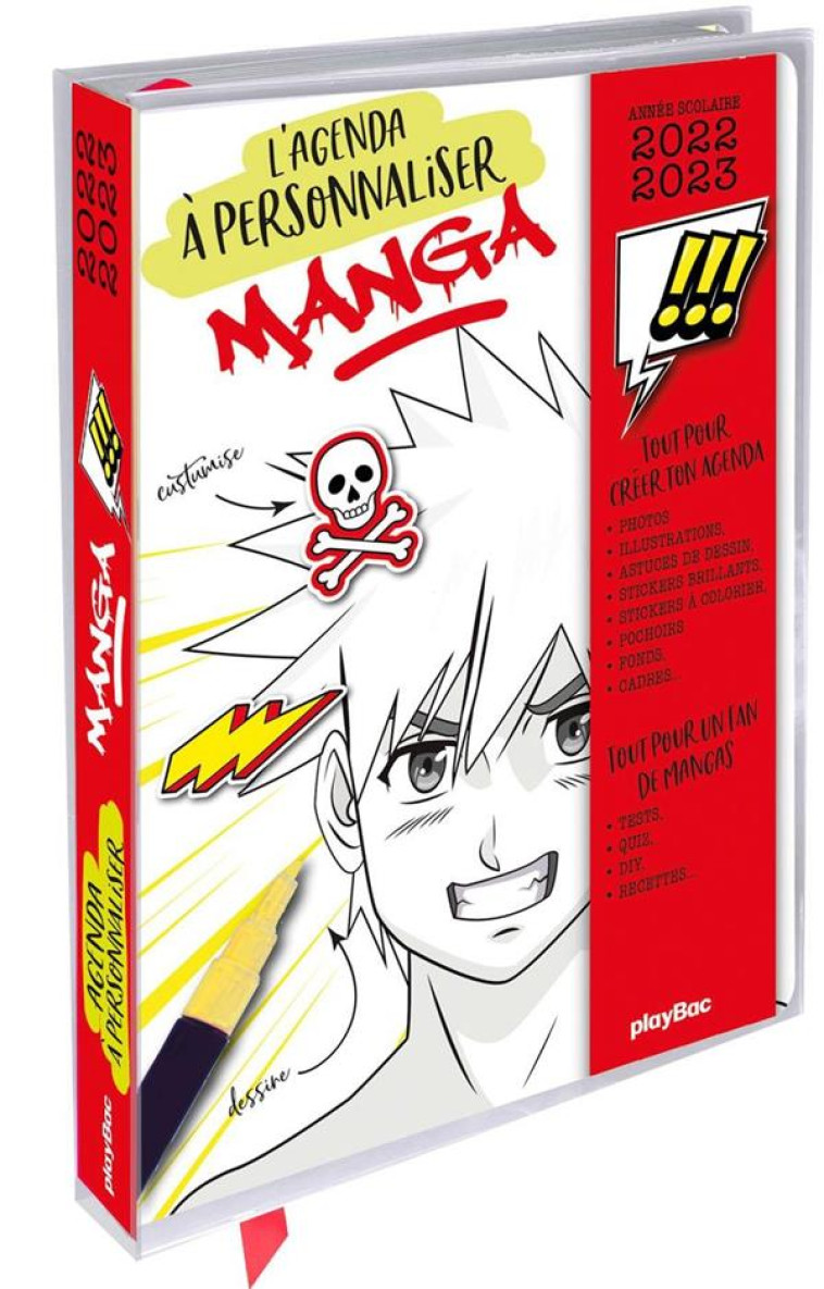 AGENDA MANGA 2021-2022 A PERSONNALISER - XXX - NC