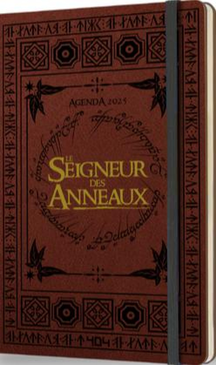 AGENDA SEMAINIER 2025 SEIGNEUR DES ANNEAUX - WARNER BROS - NC