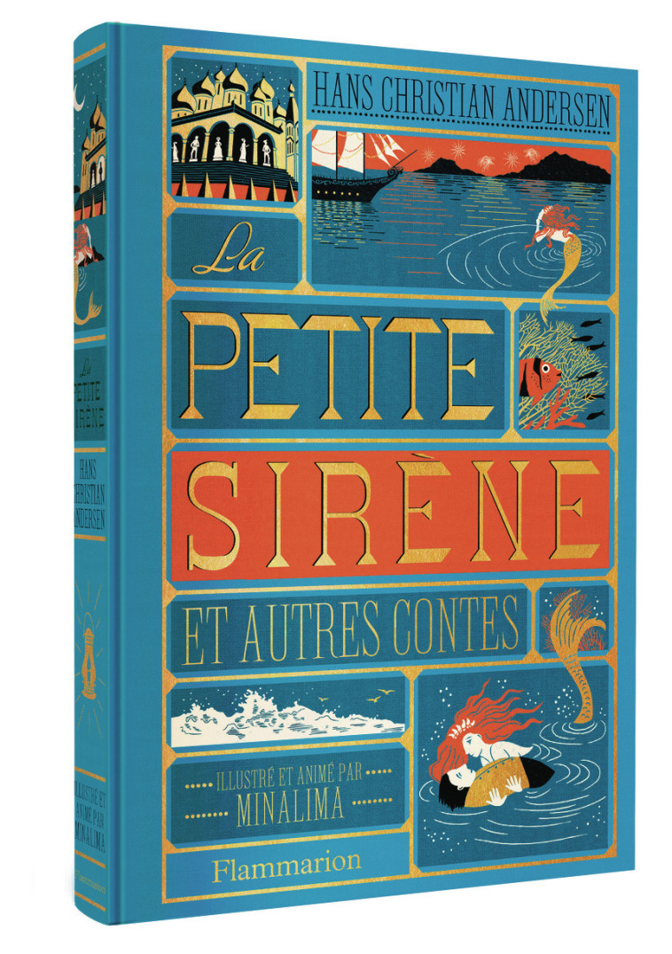 LA PETITE SIRENE ET AUTRES CONTES - ILLUSTRE ET ANIME PAR MINALIMA - Hans Christian Andersen - FLAM JEUNESSE