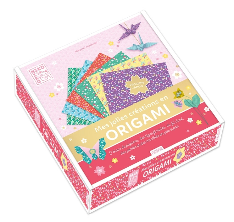 MES JOLIES CREATIONS EN ORIGAMI - NIKO NIKO (COFFRET) - JOUET - Mayumi Jezewski - FLEURUS