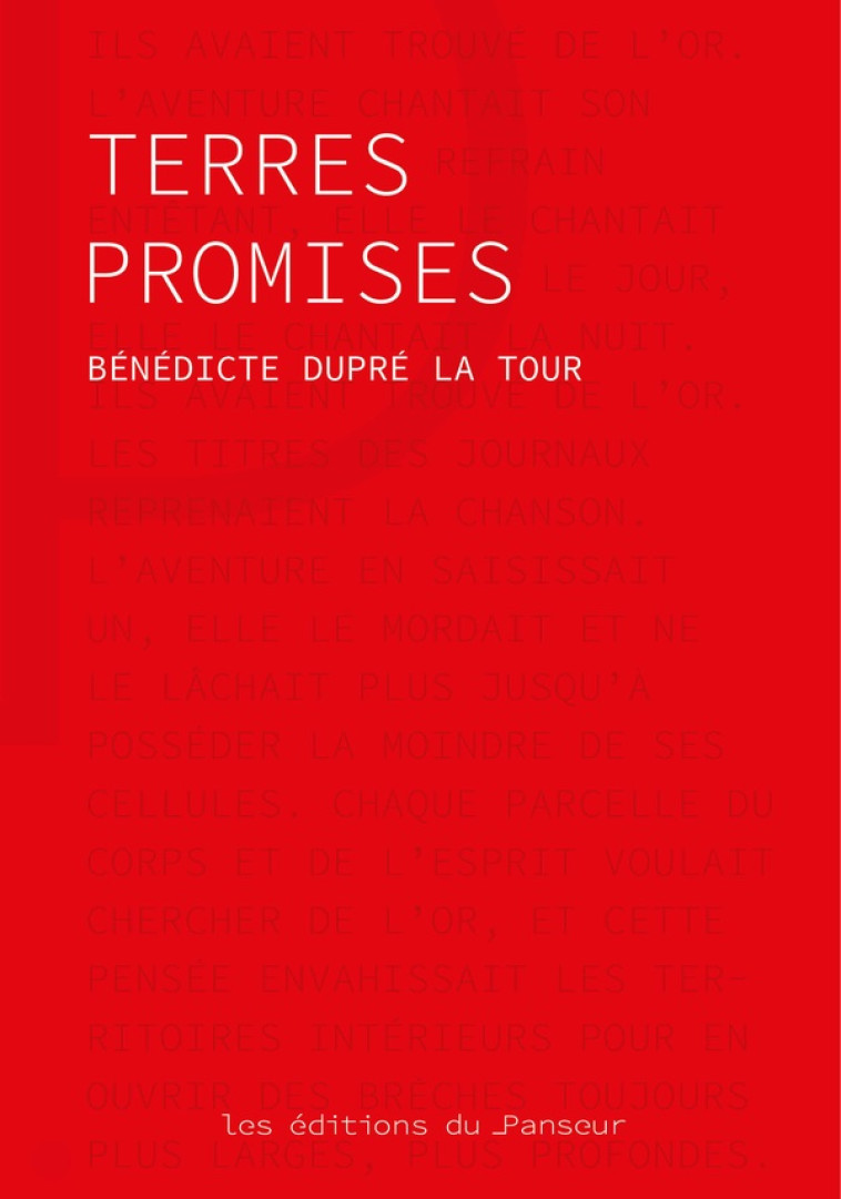 TERRES PROMISES - DUPRE LA TOUR B. - DU LUMIGNON