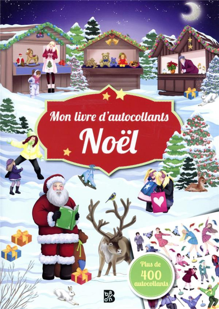 MON LIVRE D'AUTOCOLLANTS : NOEL - XXX - NC