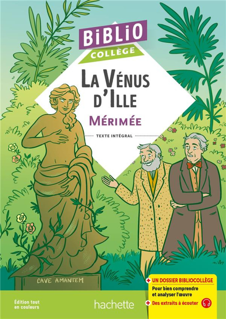 BIBLIOCOLLEGE - LA VENUS D'ILLE, MERIMEE - MERIMEE/BIRD - HACHETTE