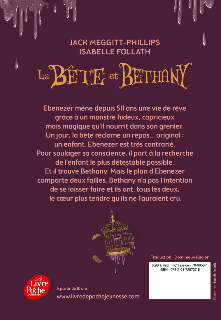 LA BETE ET BETHANY - TOME 1 - MEGGITT-PHILLIPS JACK - POCHE JEUNESSE