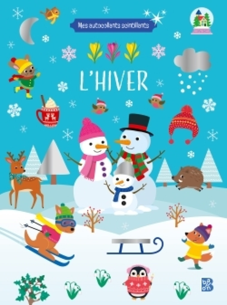 MES AUTOCOLLANTS SCINTILLANTS HIVER - XXX - BALLON