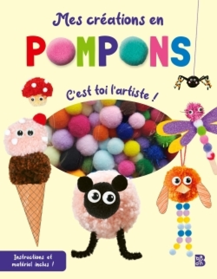 MES CREATIONS EN POMPONS - XXX - BALLON