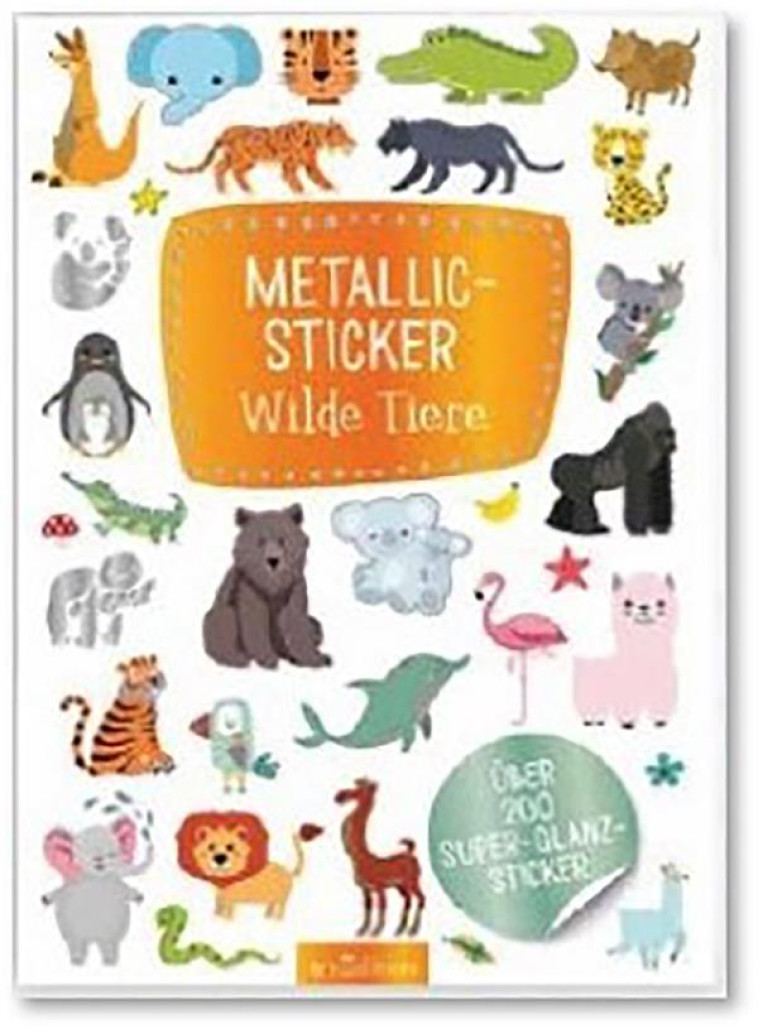 AUTOCOLLANTS METALLIQUES ANIMAUX SAUVAGES - XXX - NC